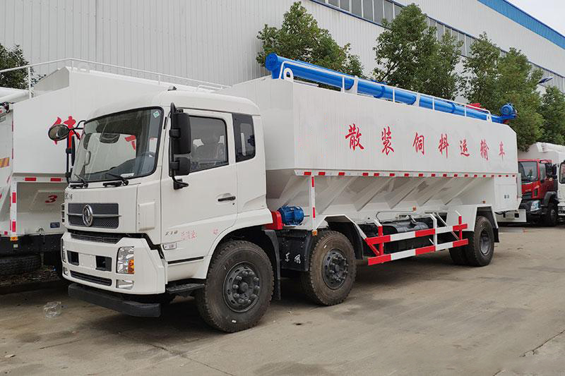 東風(fēng)天錦小三軸散裝飼料運(yùn)輸車 東風(fēng)天錦小三軸散裝飼料運(yùn)輸車