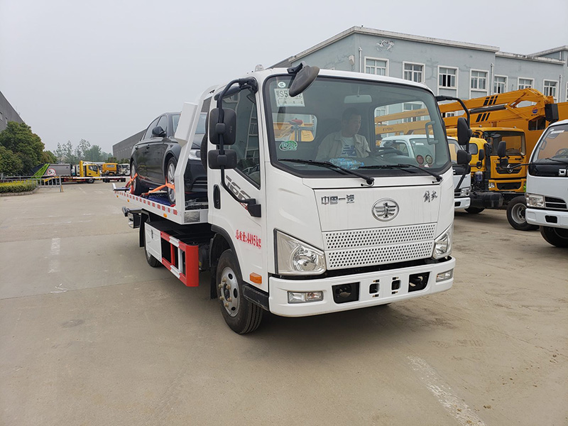 北京牌的國六藍牌解放清障車 北京牌的國六藍牌解放清障車