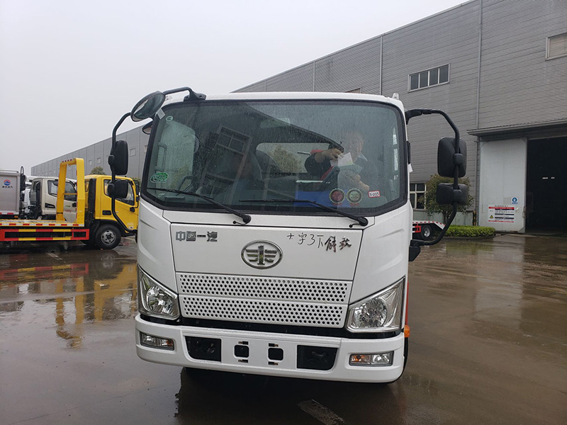 北京牌的國六藍牌解放清障車 北京牌的國六藍牌解放清障車