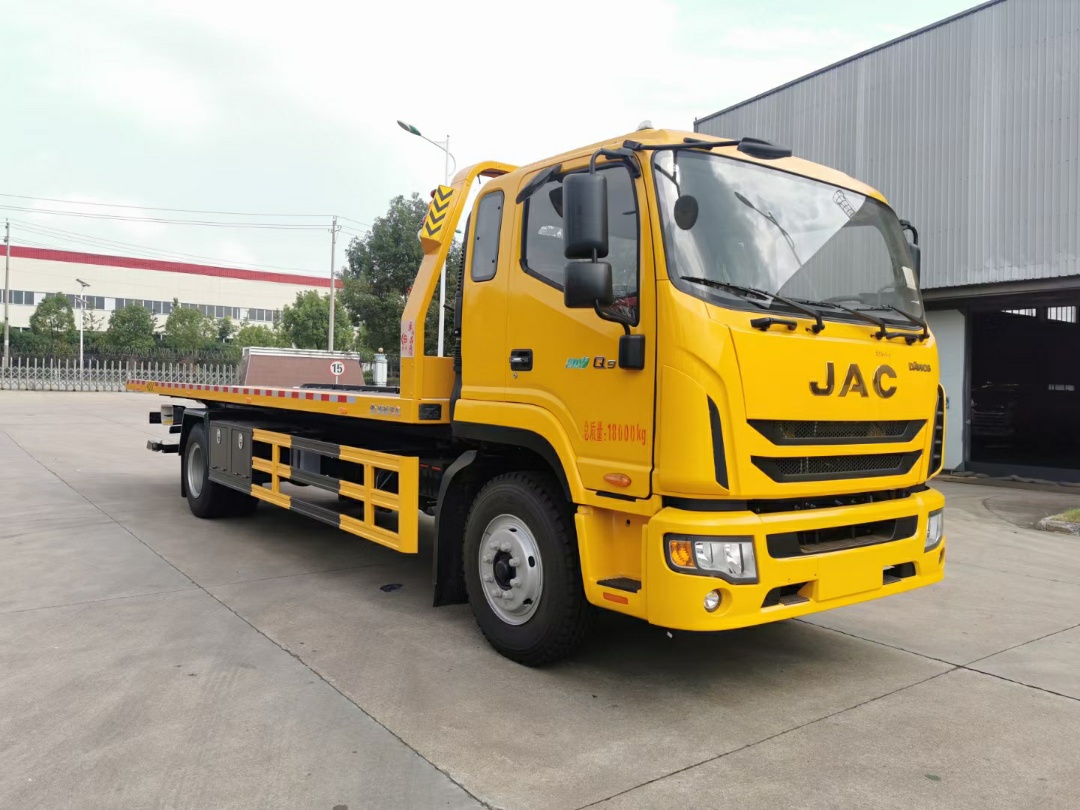 江淮國六高端一拖二大黃牌清障車 江淮國六高端一拖二大黃牌清障車