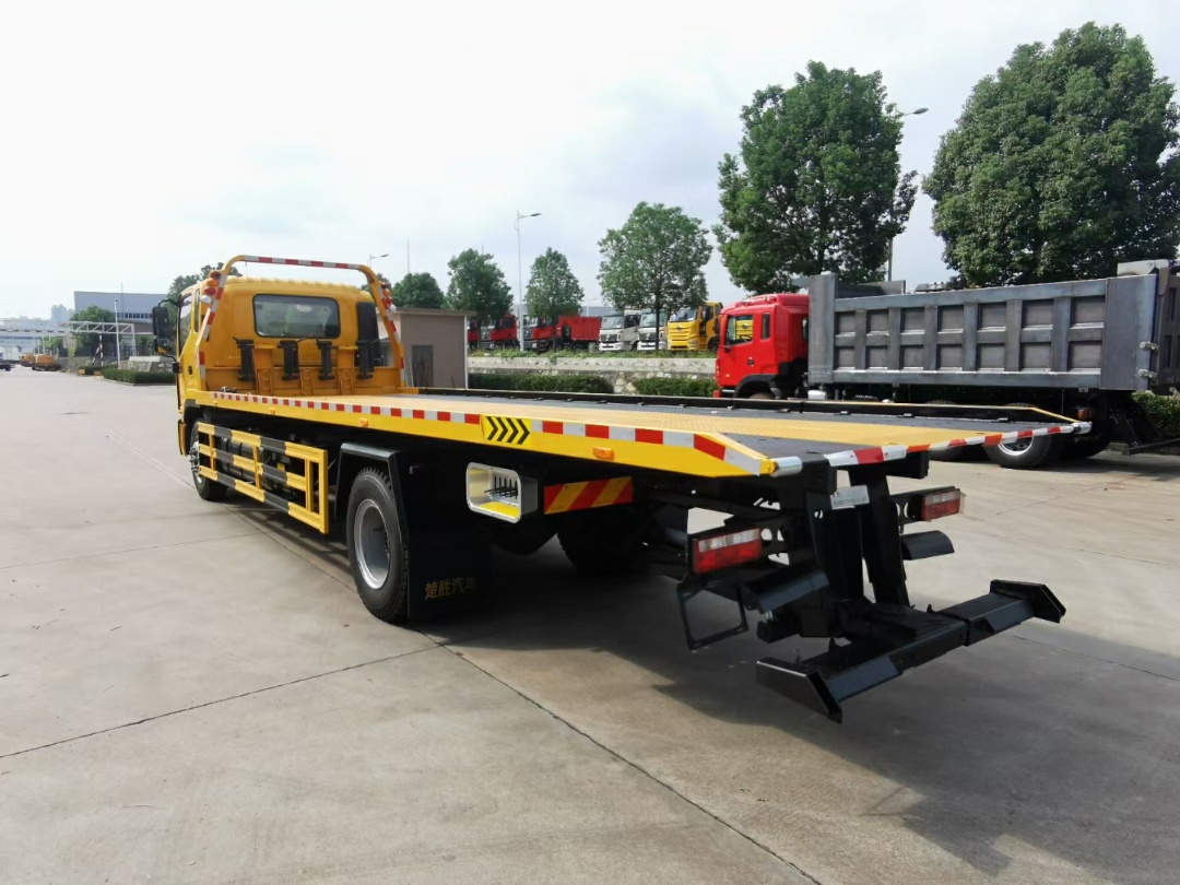 江淮國六高端一拖二大黃牌清障車 江淮國六高端一拖二大黃牌清障車